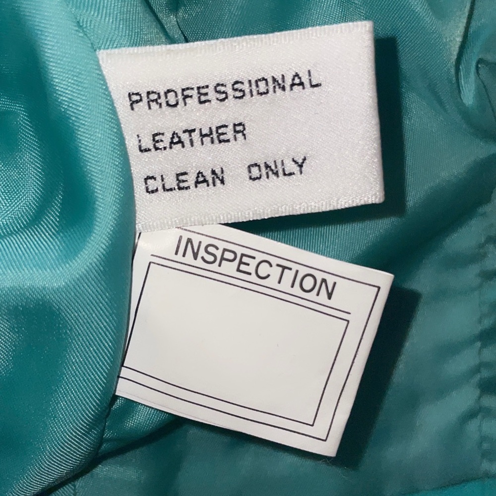💕 Yucatan BAY leather jacket 80’s crop💕 gorgeous!!! BEAUTIFUL color. - Picture 6 of 6